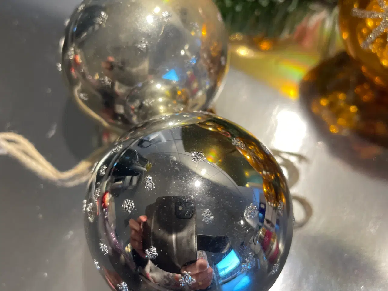 Billede 2 - Gamle juleglaskugler fra 1960erne