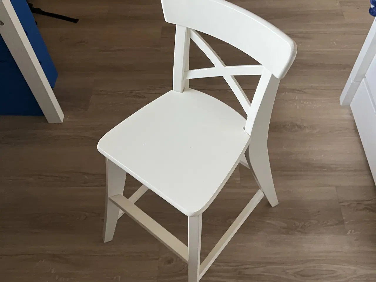 Billede 1 - Hvid Ikea stol Ingolf
