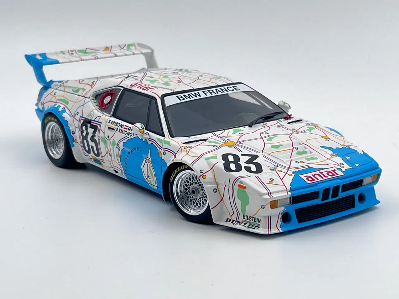 Billede 1 - 1980 BMW M1 #83 LM / IMSA - MINICHAMPS - 1:18