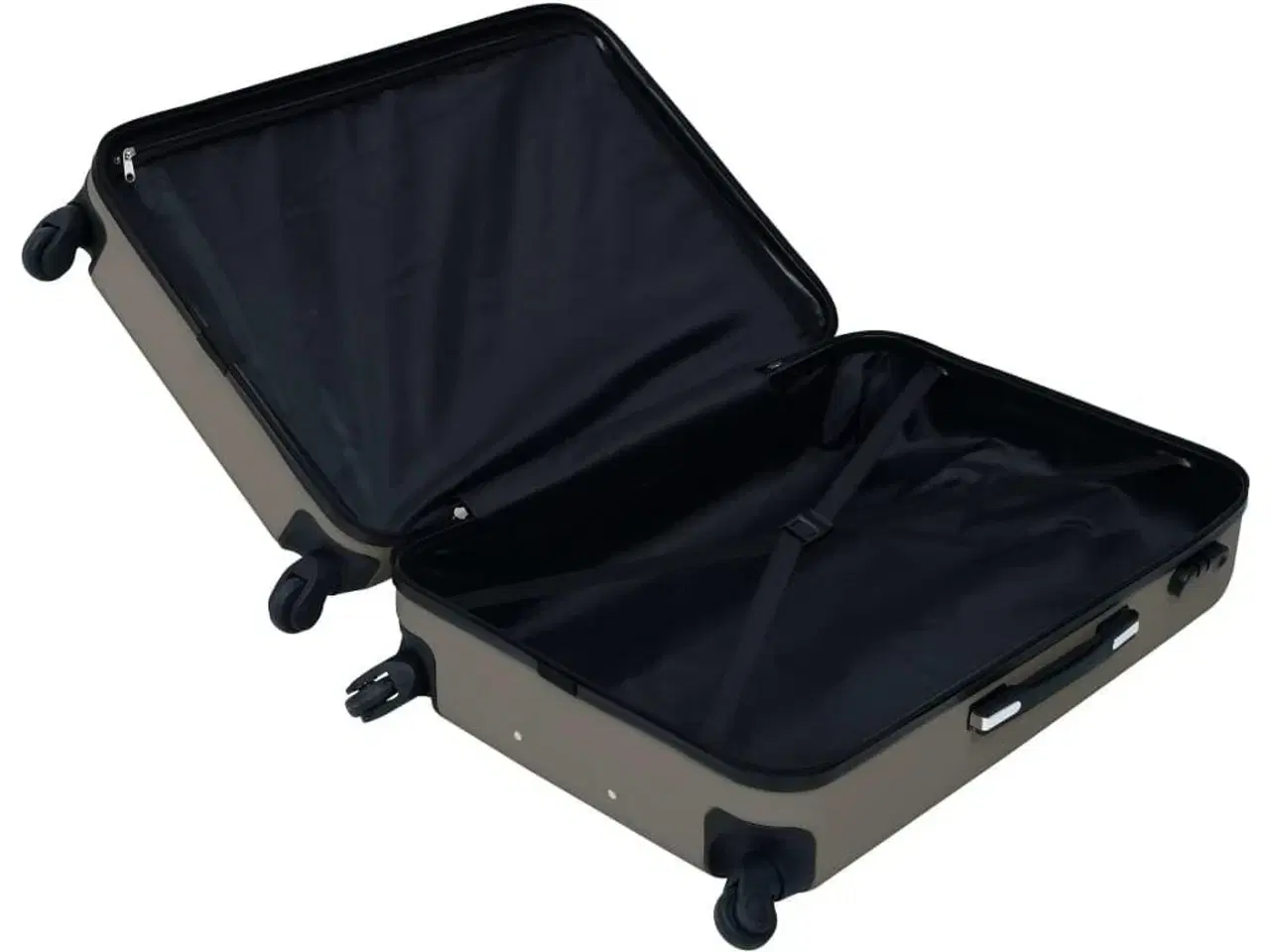 Billede 10 - Kuffert sæt 2 dele hardcase ABS antracitgrå