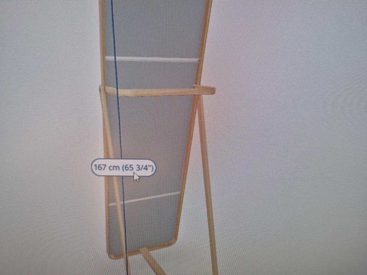 Billede 3 - Gulvspejl IKEA model Ikornnes, nypris 899,-