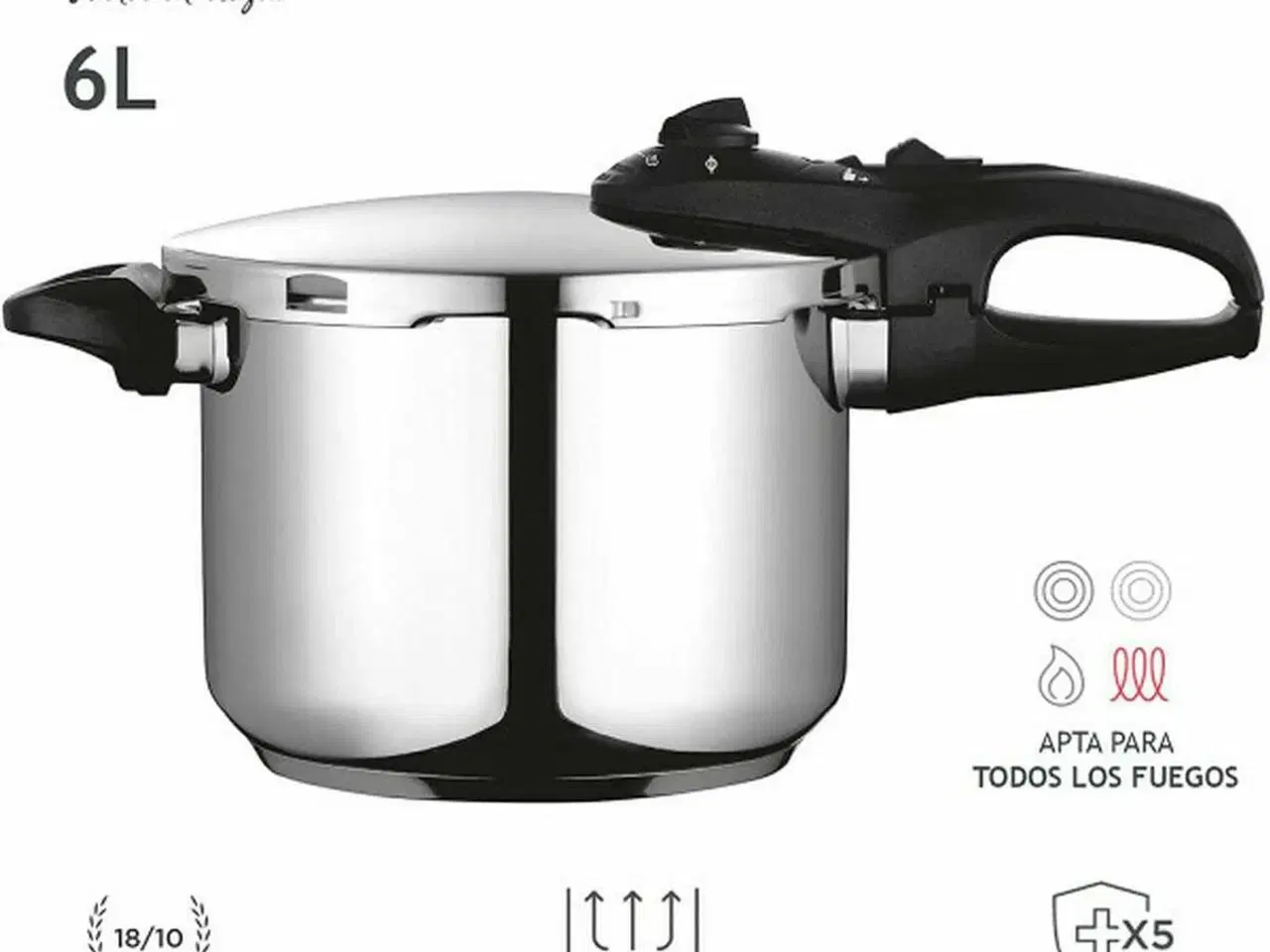 Billede 9 - Trykkoger Fagor DUO rustfrit stål 18/10 - 6 l