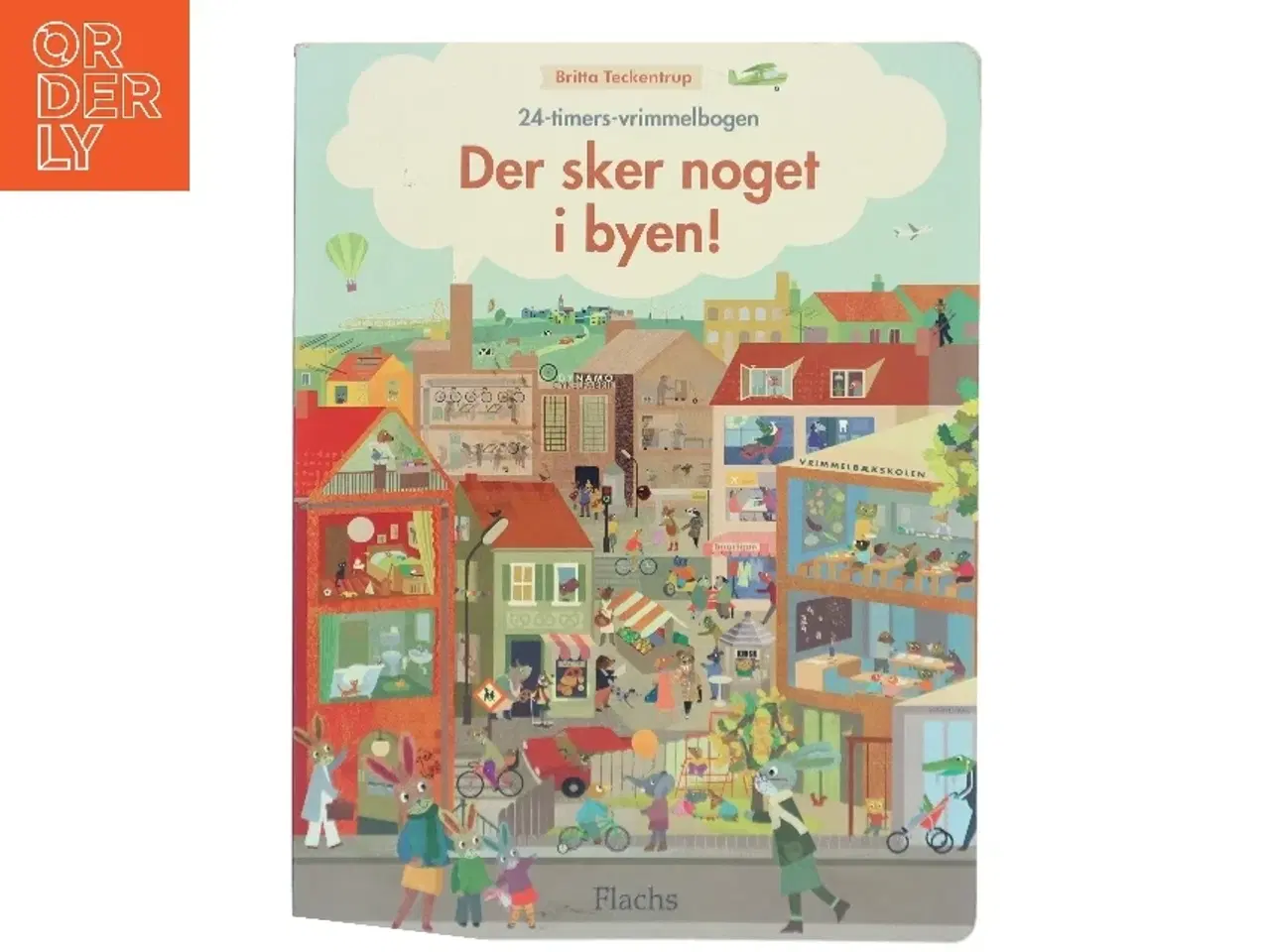 Billede 1 - Der sker noget i byen! af Britta Teckentrup (Bog)