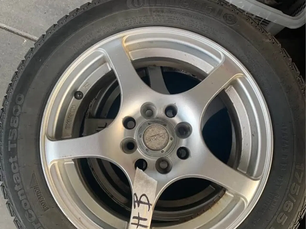 Billede 1 - Alu fælge med vinterdæk 175/65 R14