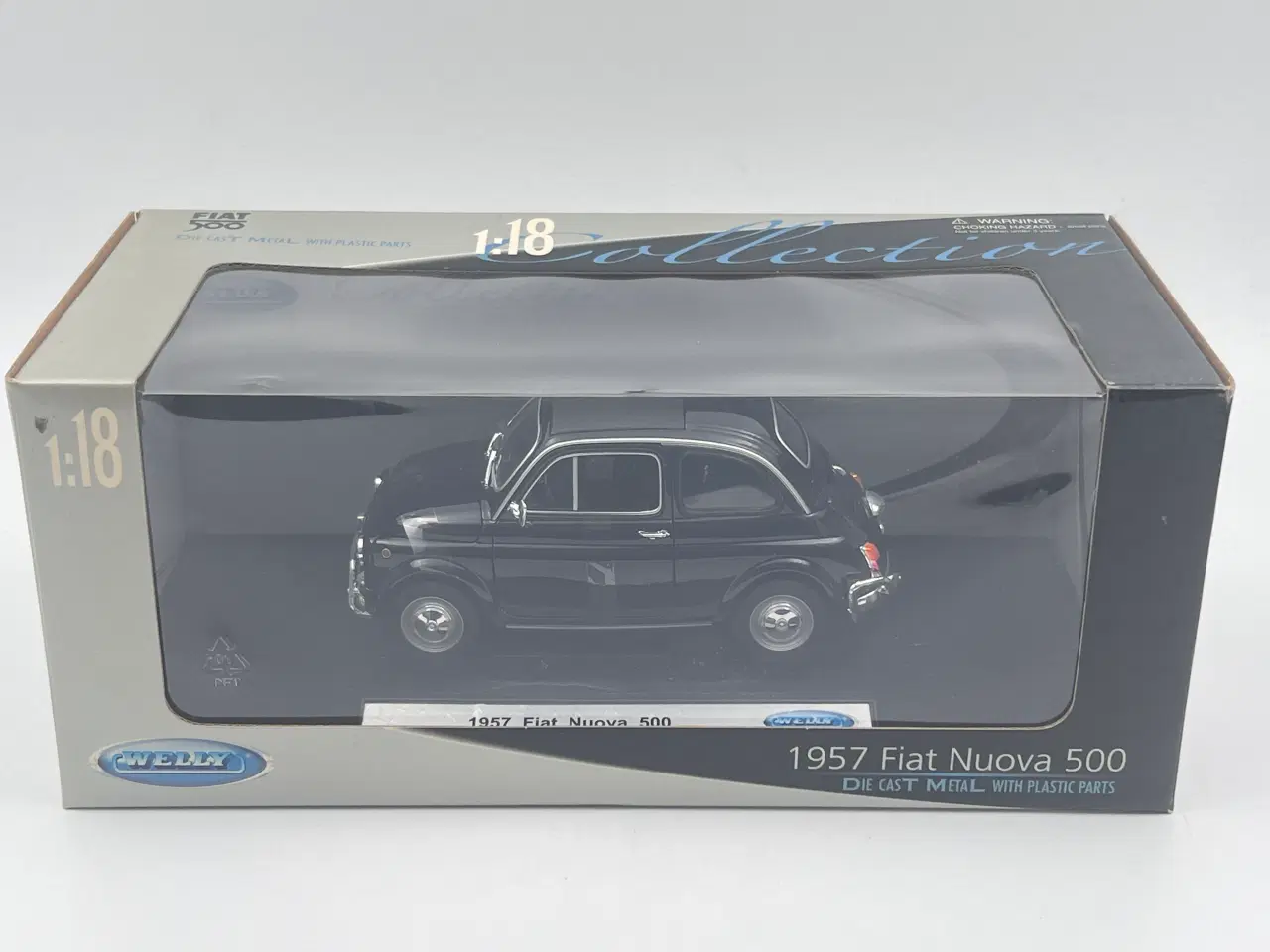 Billede 2 - 1957 Fiat Nuova 500 1:18  Sjælden Fiat 500 model