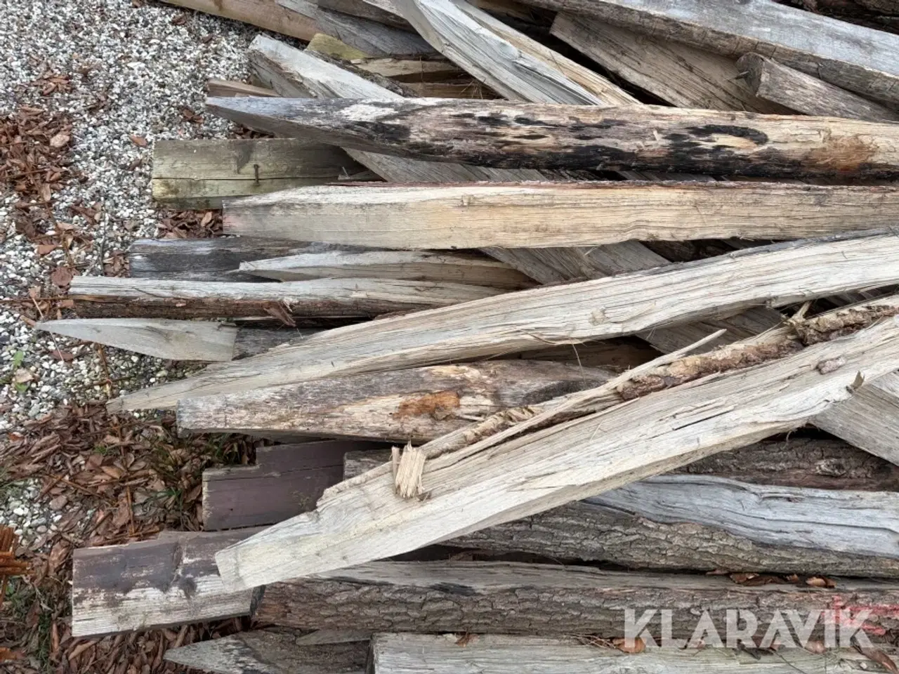 Billede 12 - Hegnspæle Egetræ kvarte - 40 styk