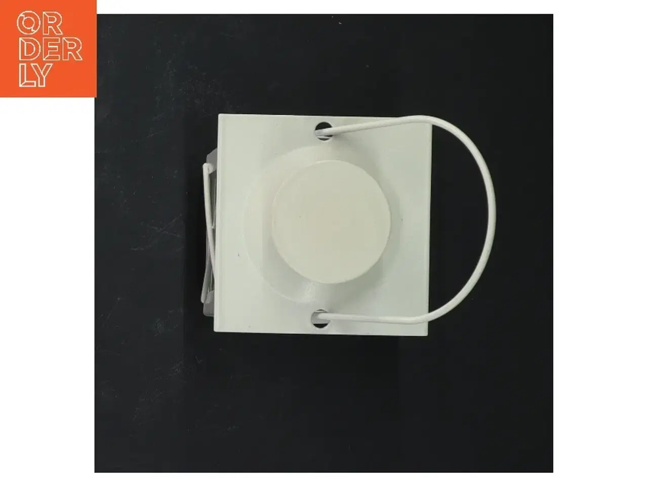 Billede 3 - Hvid lanterne til fyrfadslys (str. 12 cm)