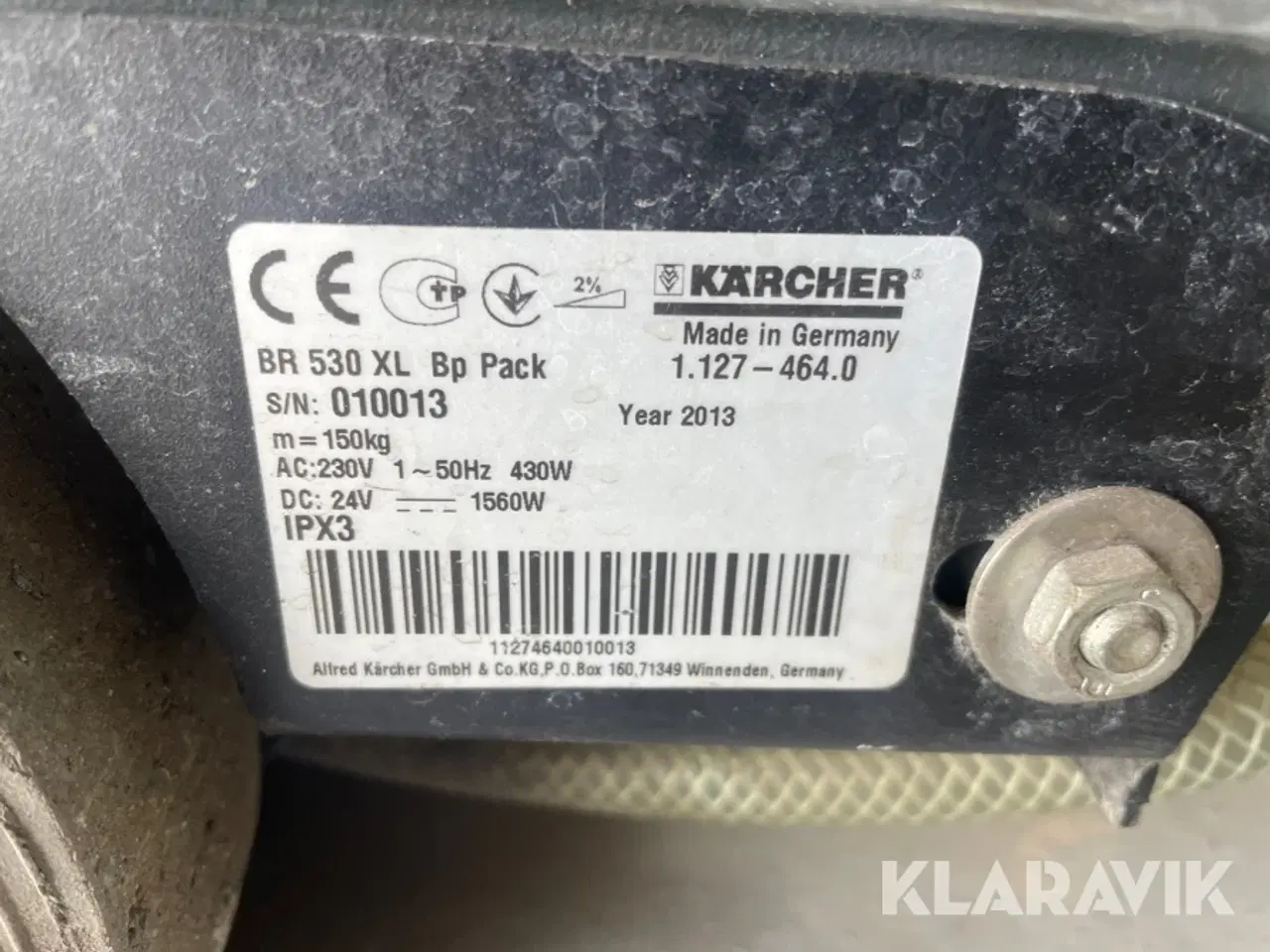 Billede 9 - Gulvvasker Kärcher BR 530XL BP pack