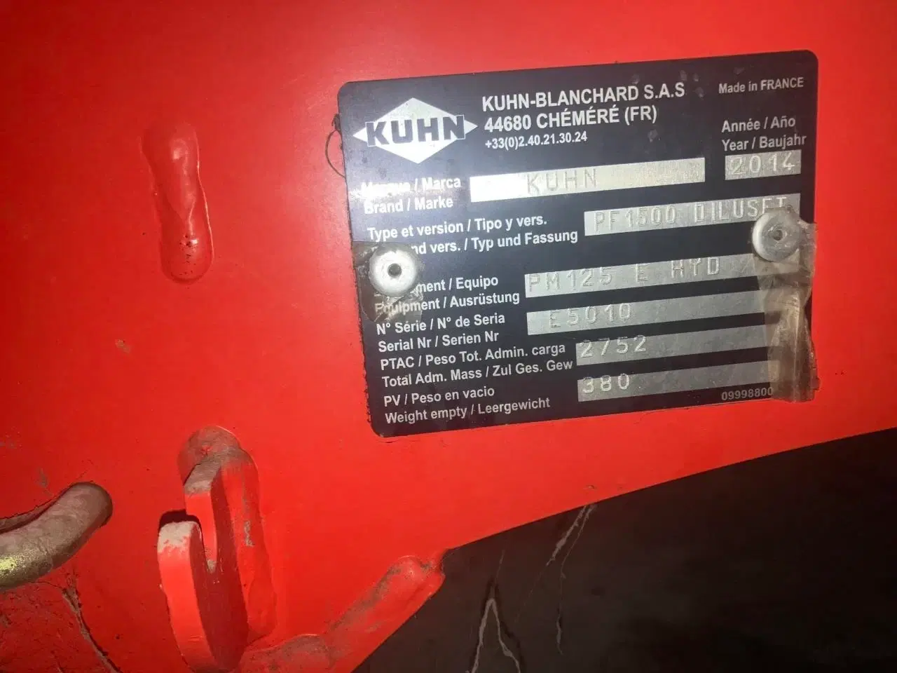 Billede 2 - Kuhn PF1500 DILUSET