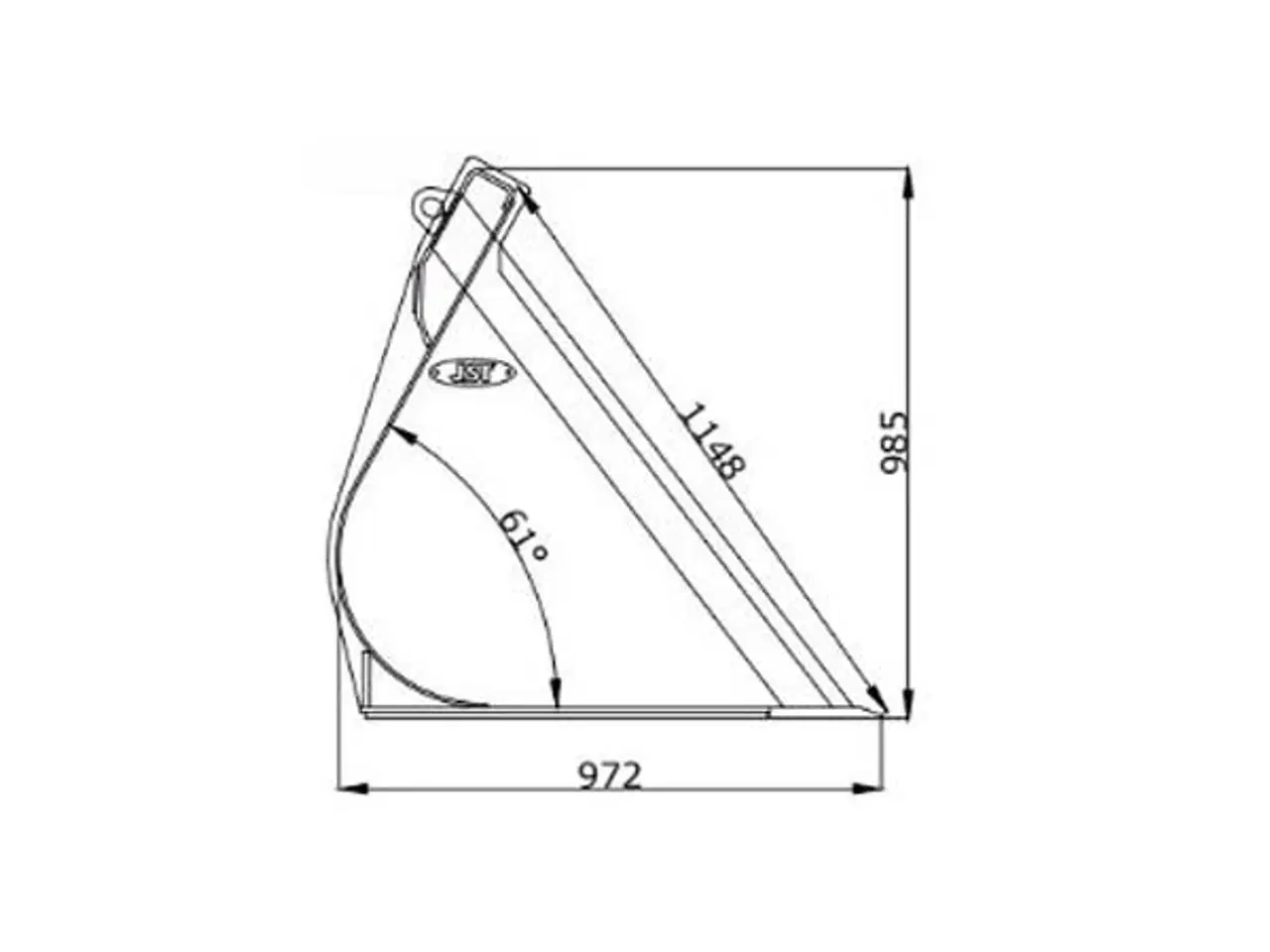 Billede 2 - JST RG læsseskovl 220-260 cm.