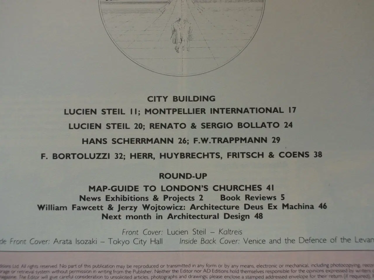 Billede 2 - architectural design 56 1986, emne: arkitektur