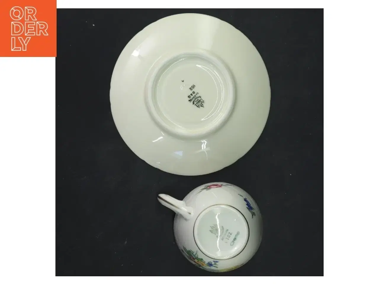 Billede 3 - B&G Saksisk Blomst kaffekop 102 (str. Ø 13,5&6x9,5 cm)