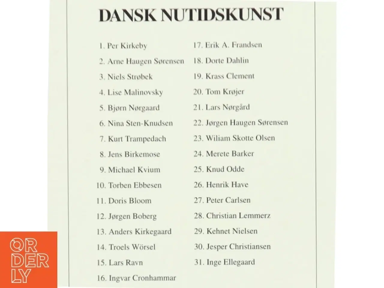 Billede 2 - Bog om dansk nutidskunst