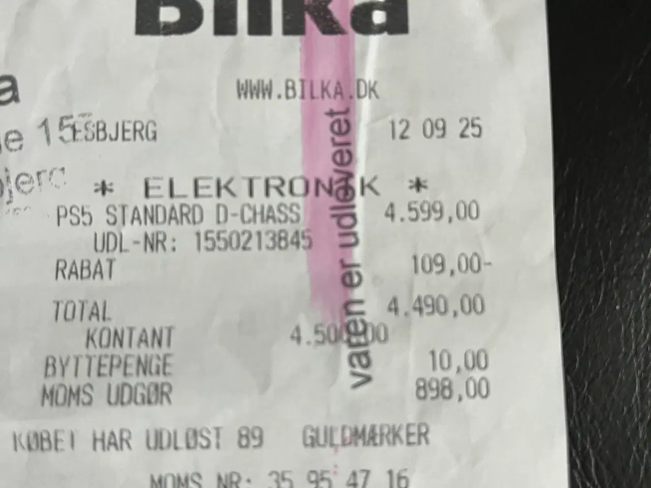 Billede 2 - Ps5 fra 12/9-25