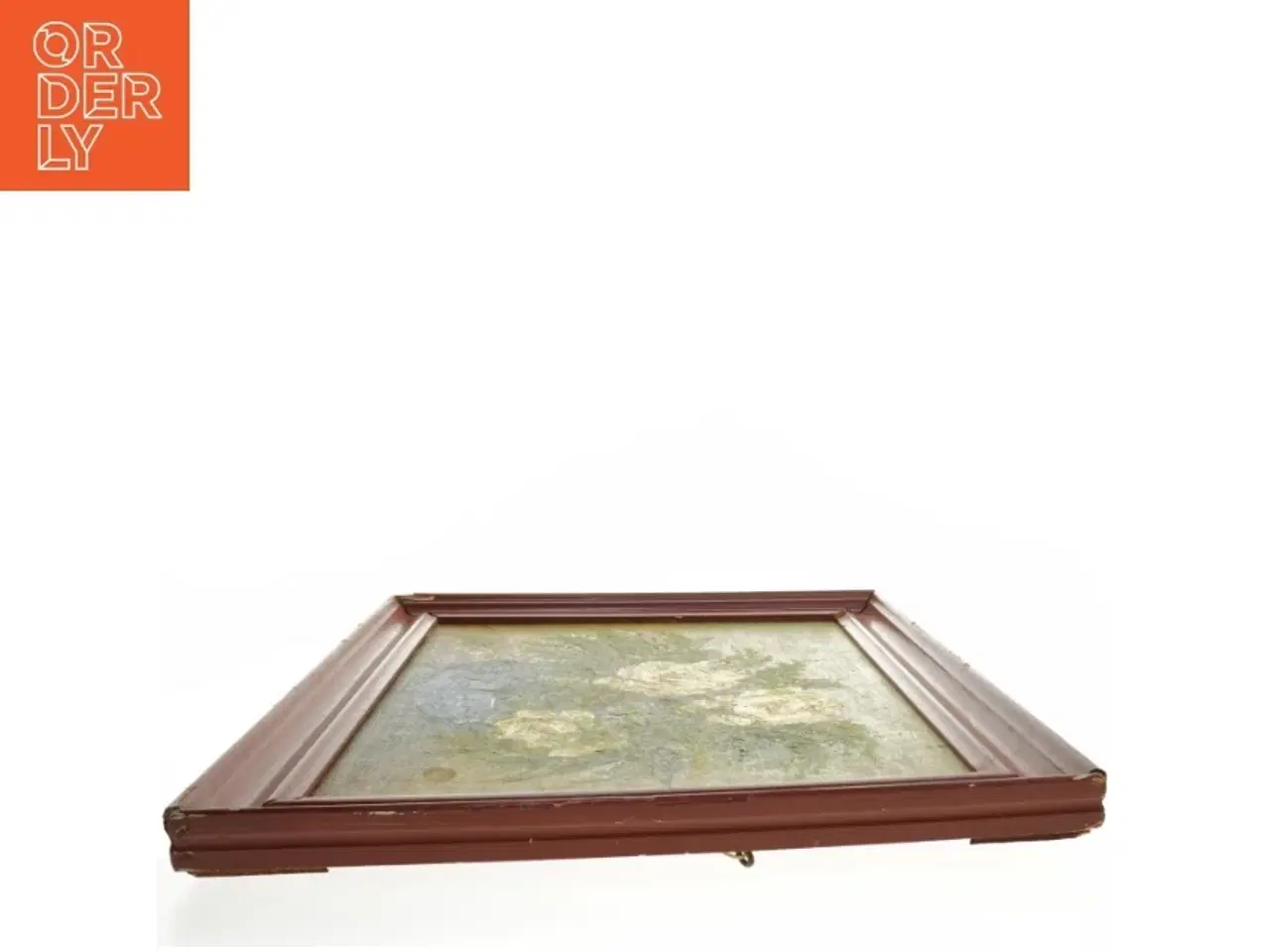 Billede 2 - Oliemaleri med gule roser (str. 36x46 cm)