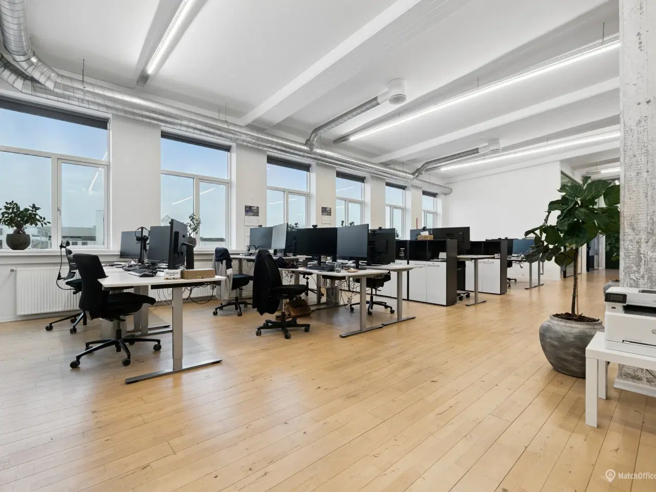 Billede 3 - Flot og lyst kontorlejemål i rå. industrielle rammer tæt på City