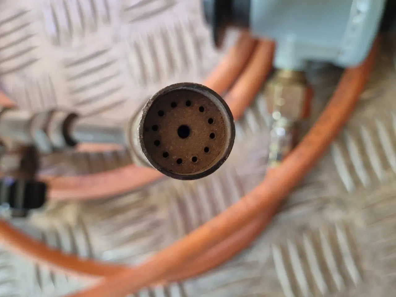 Billede 5 - Gasbrænder med slange og regulator.