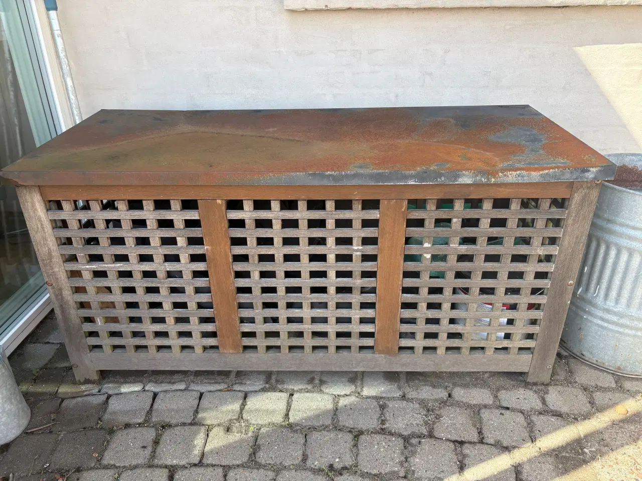 Billede 1 - Hyndeboks i teaktræ