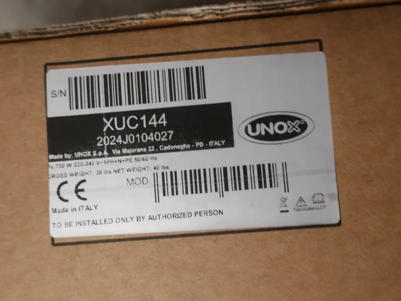 Billede 9 - Vakuummaskine UNOX multiday HOT VACUUM XUC135