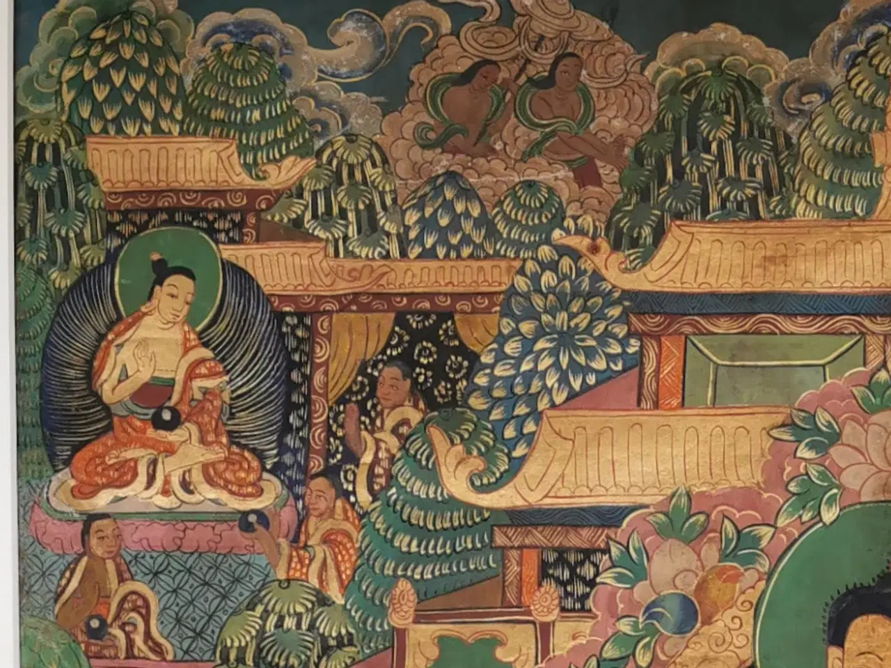 Billede 8 - Antik Tibetansk Thangka