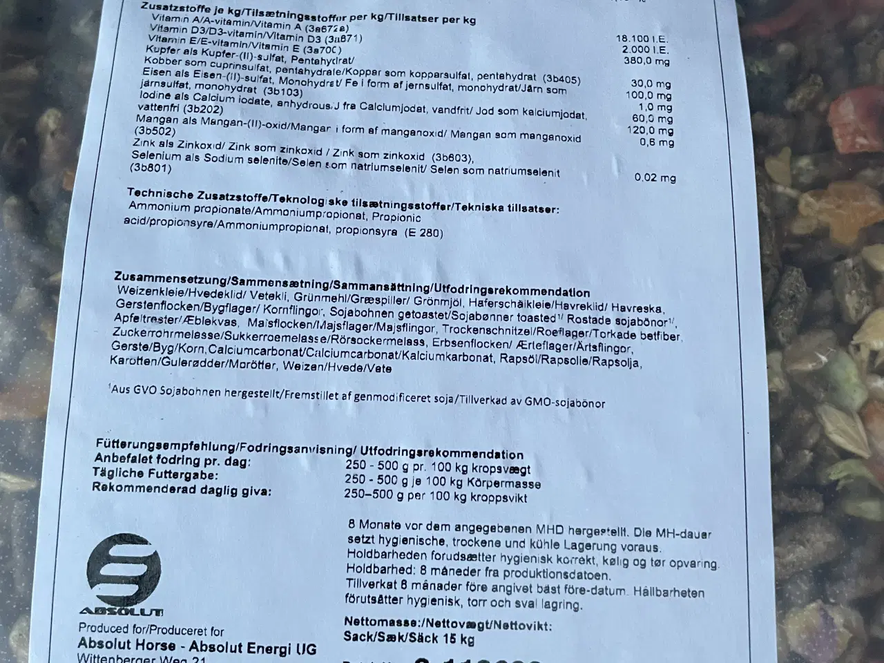 Billede 1 - Senior foder fra absolut horse