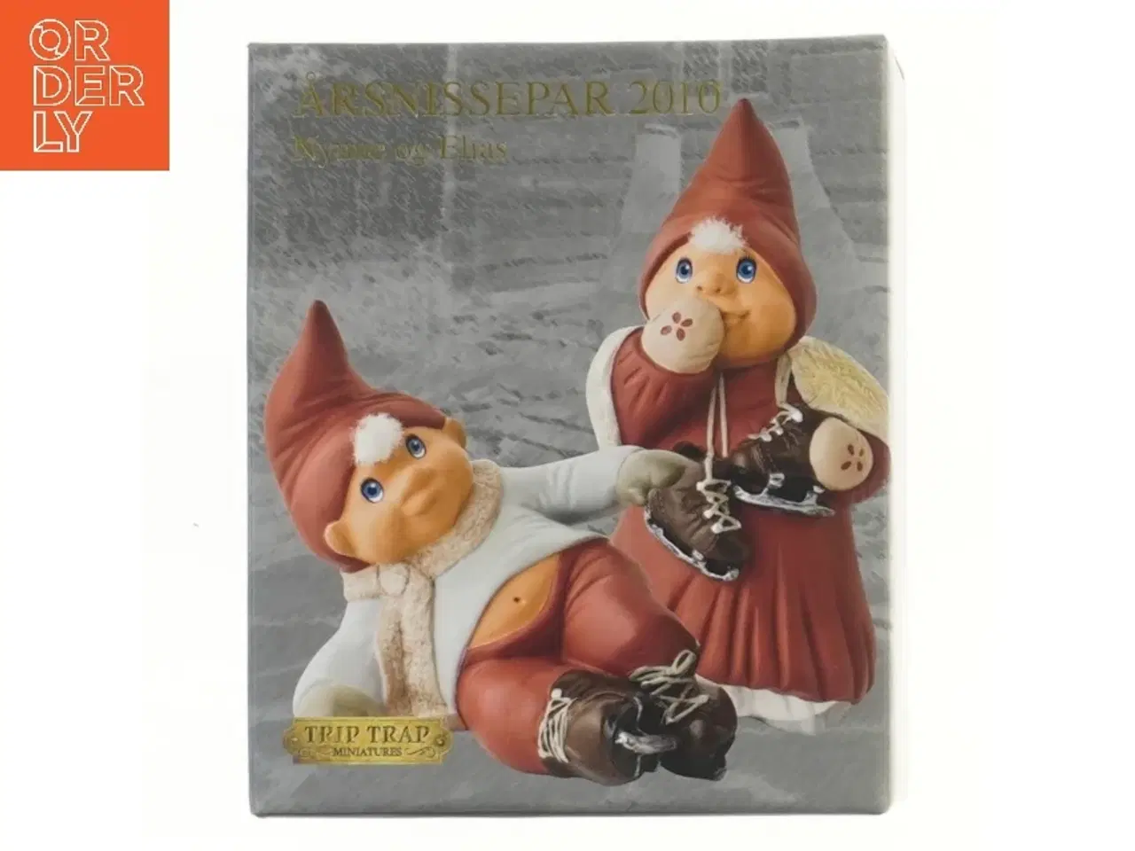 Billede 1 - Årsnissepar 2010, Nynne og Elias fra Trip Trap (str. 14,5 cm)