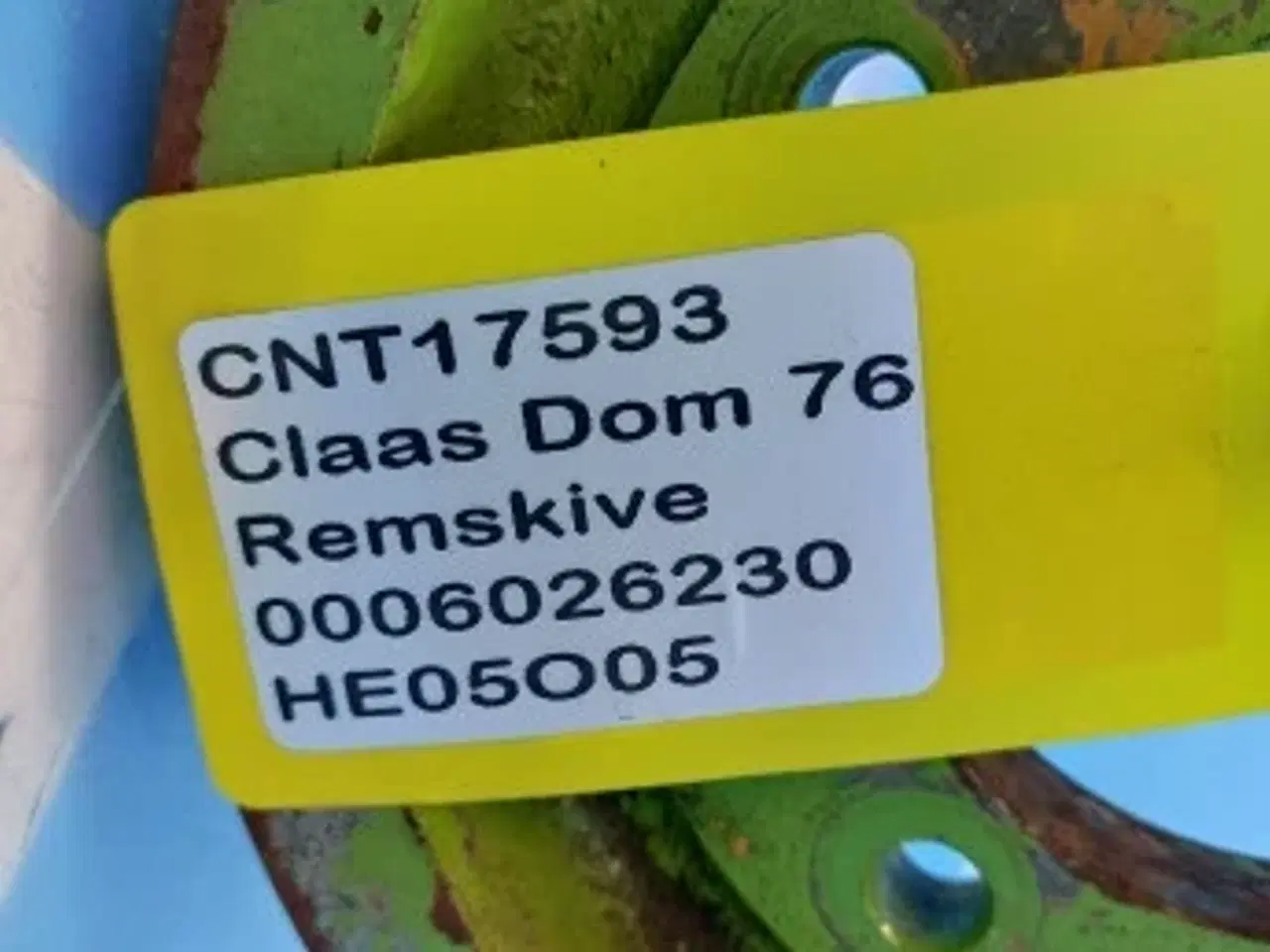 Billede 12 - Claas Dominator 76 Remskive 0006026230