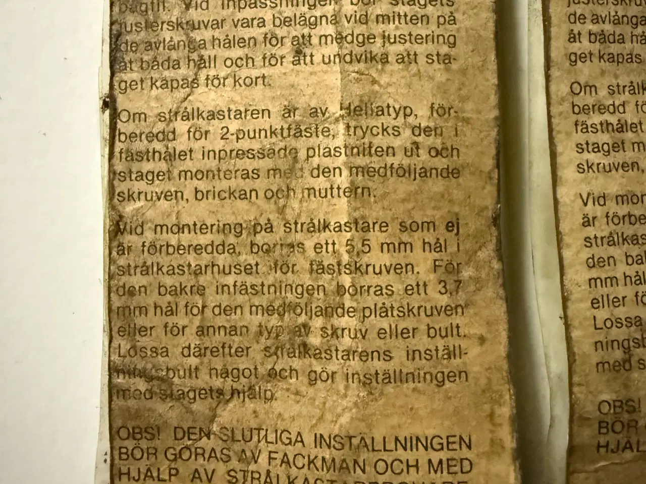 Billede 8 - Hella 2-punktsbeslag til ekstralygter