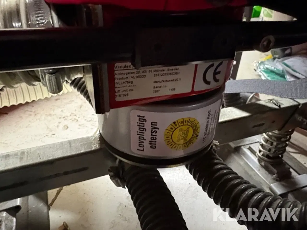 Billede 10 - Vakuum løfter Vaculex VL 160/20 - m. ca 28 m skinner