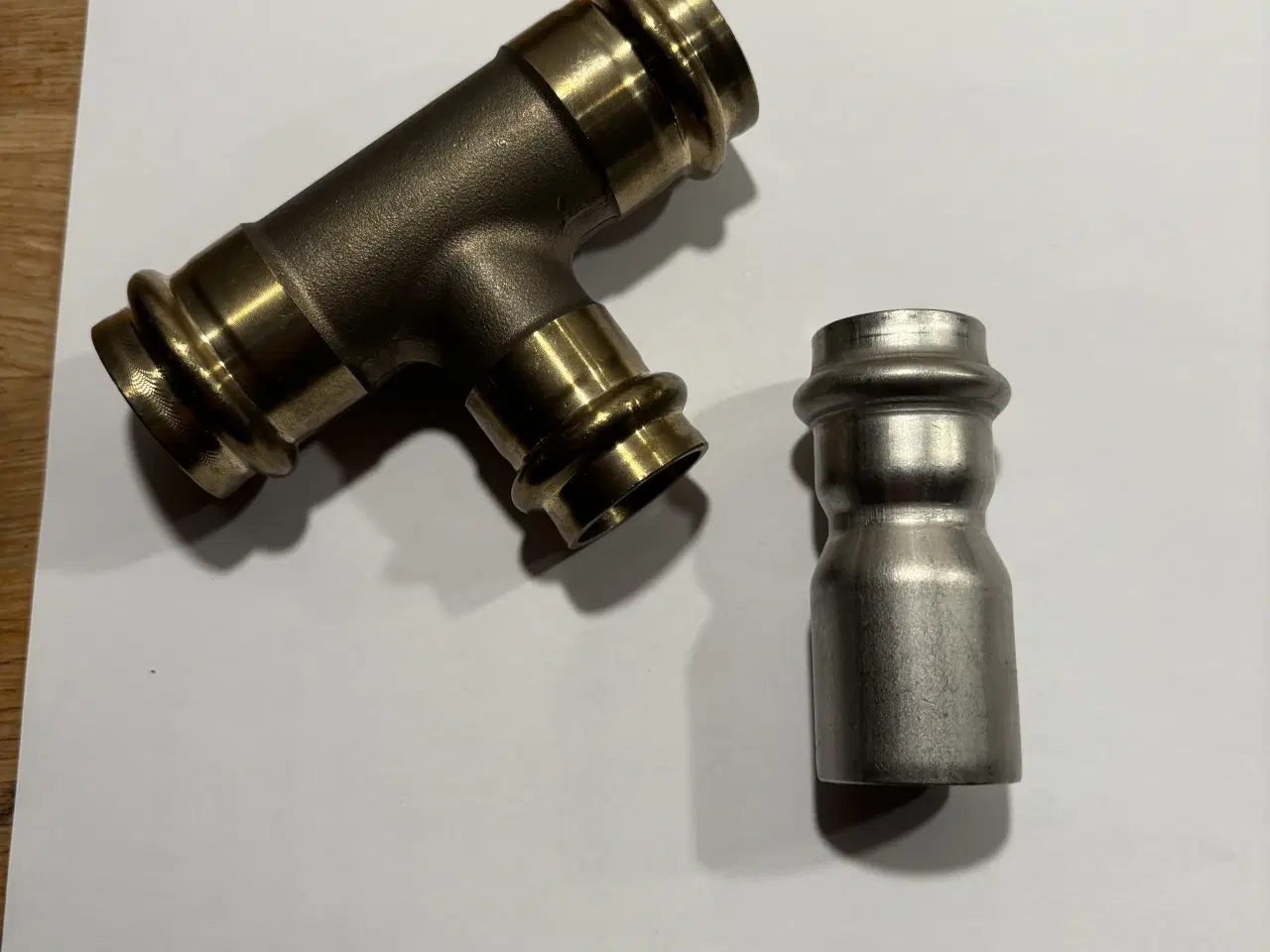 Billede 1 - Ny Viega Sanpress T-stykke Og reduktion