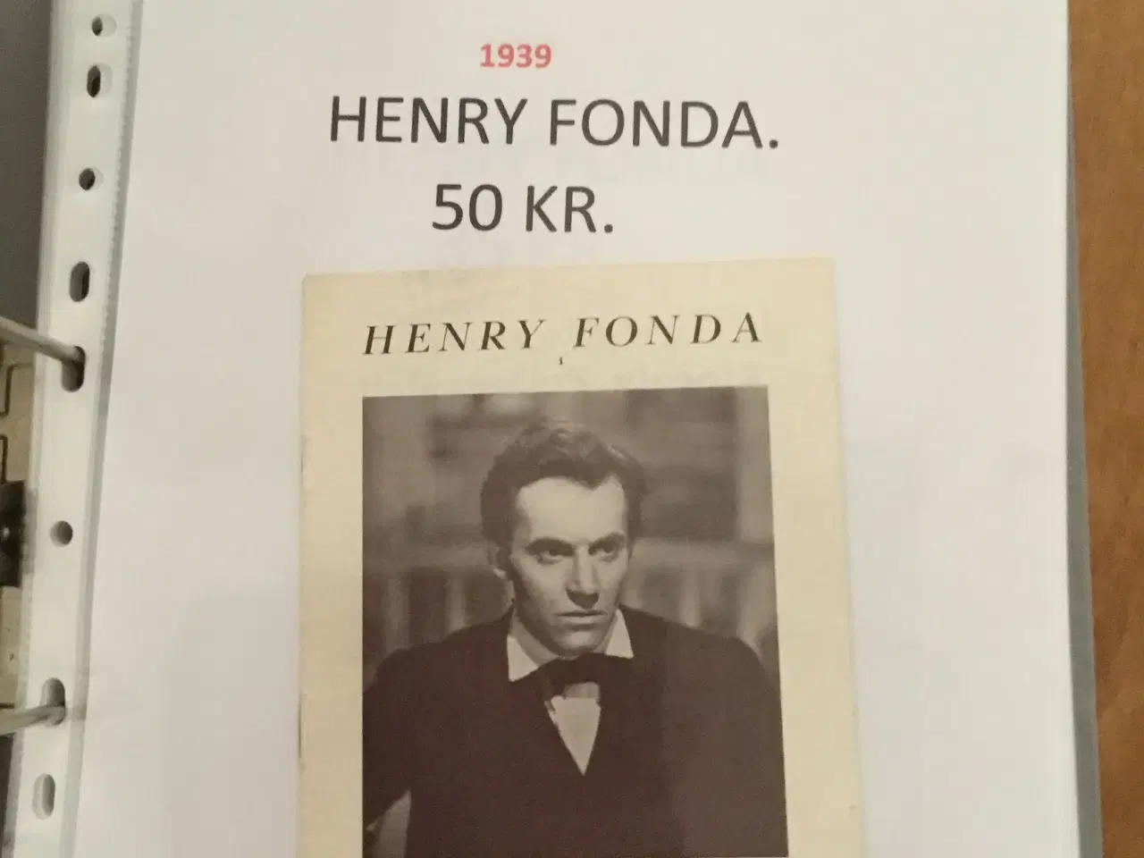 Billede 5 - HENRY FONDA - FILMPROGRAMMER - Se Pris