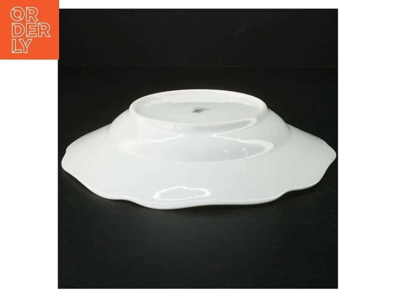 Billede 2 - Porcelænsmiddagstallerkener med blomstermotiver (str. 25 cm)