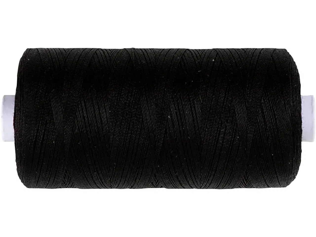 Billede 1 - Sort sytråd 1000m - 100% bomuld, stærk kvalitet