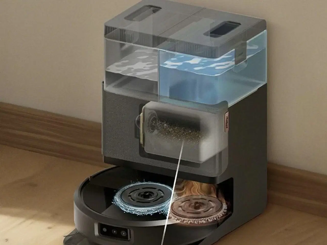 Billede 4 - iRobot Combo 505 Plus robotstøvsuger og moppe – Sort