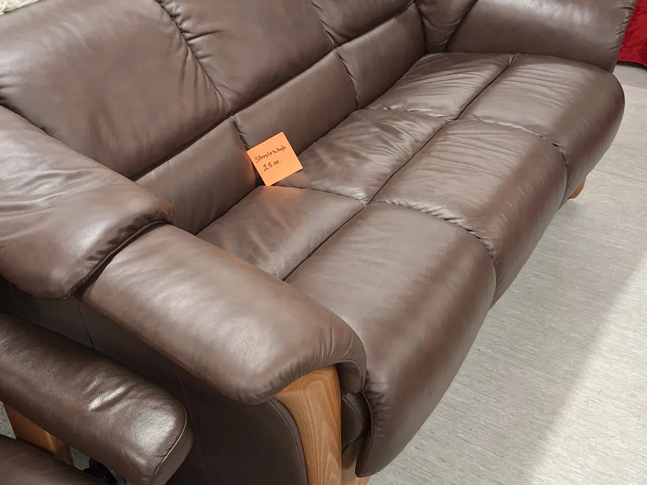 Billede 1 - Stresless sofa og Stresless stol med skammel