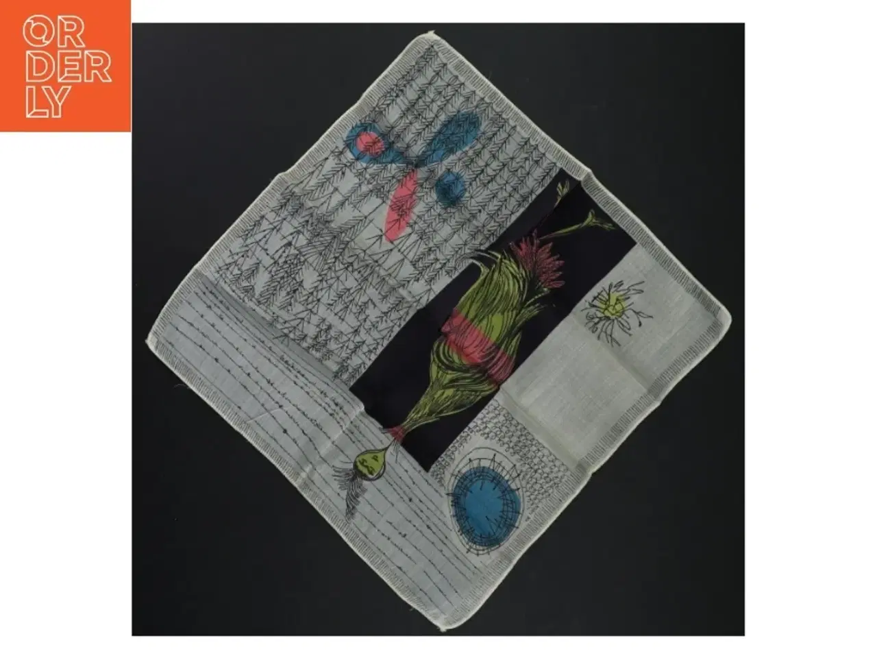 Billede 5 - Stofprøver med forskellige mønstre (str. 36 x 36 cm. og, 26 x 26 cm. og, 39 x 39 cm. og, 28 x 38 cm)