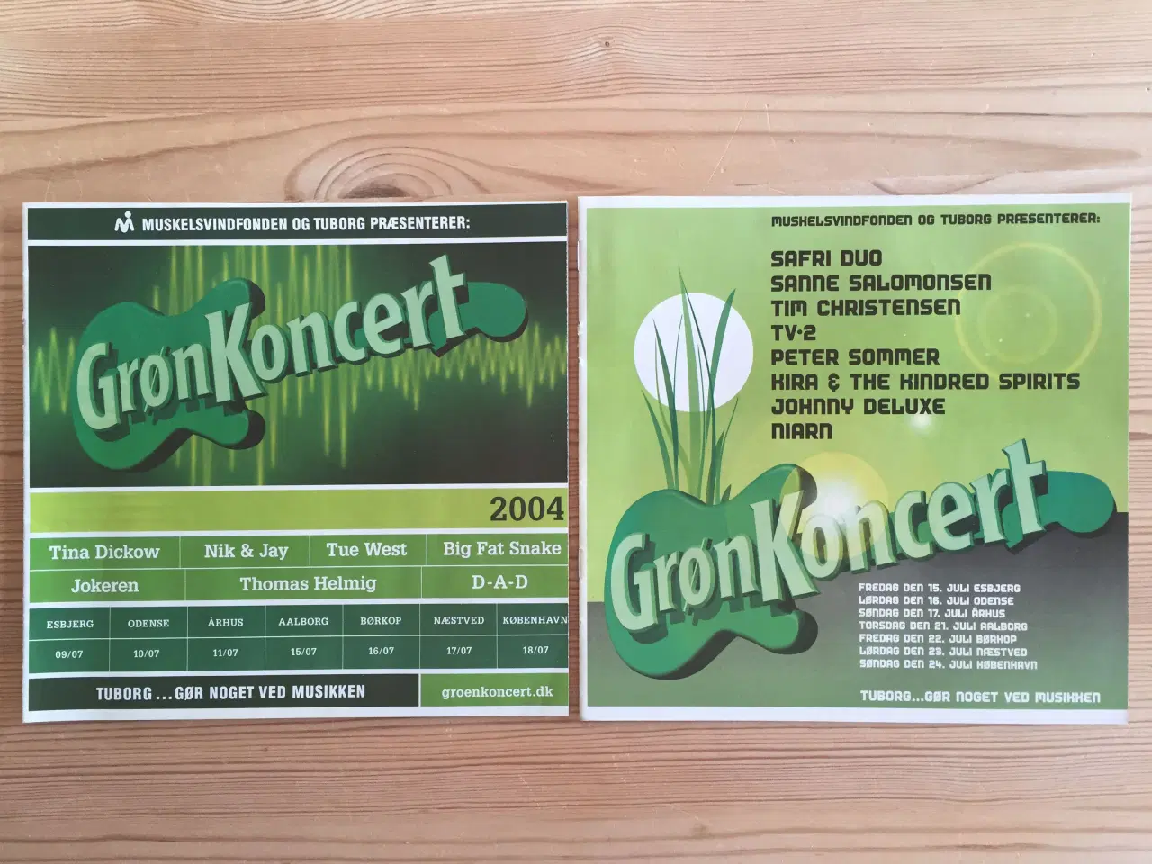 Billede 1 - Grøn Koncert, 2 programmer