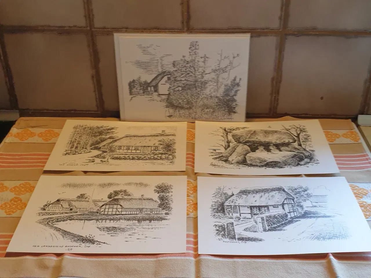 Billede 5 - Kunstkort m kuverter 1stk5kr 3stk10kr SE 5 foto