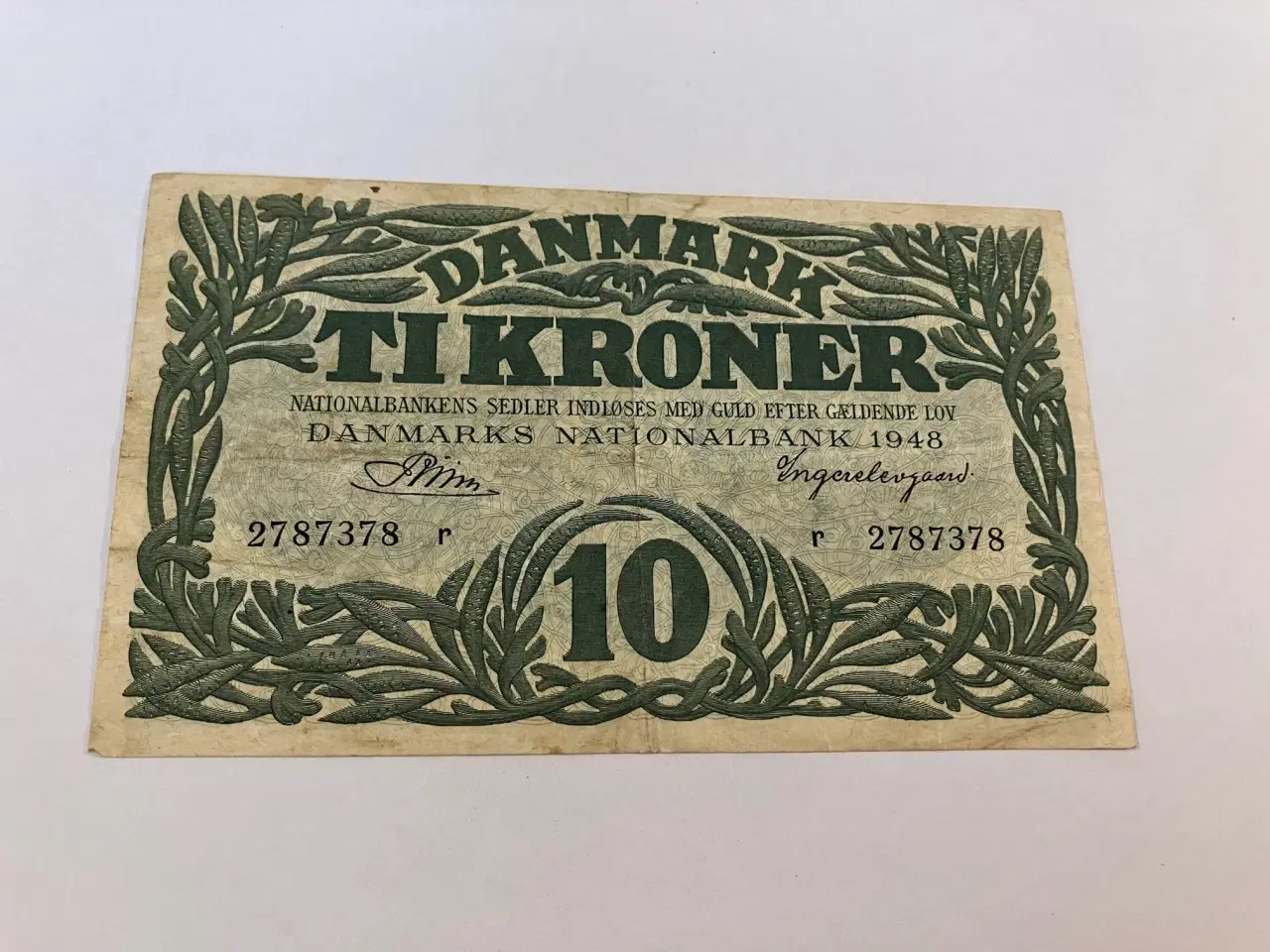 Billede 1 - 10 Kroner 1948 R Danmark
