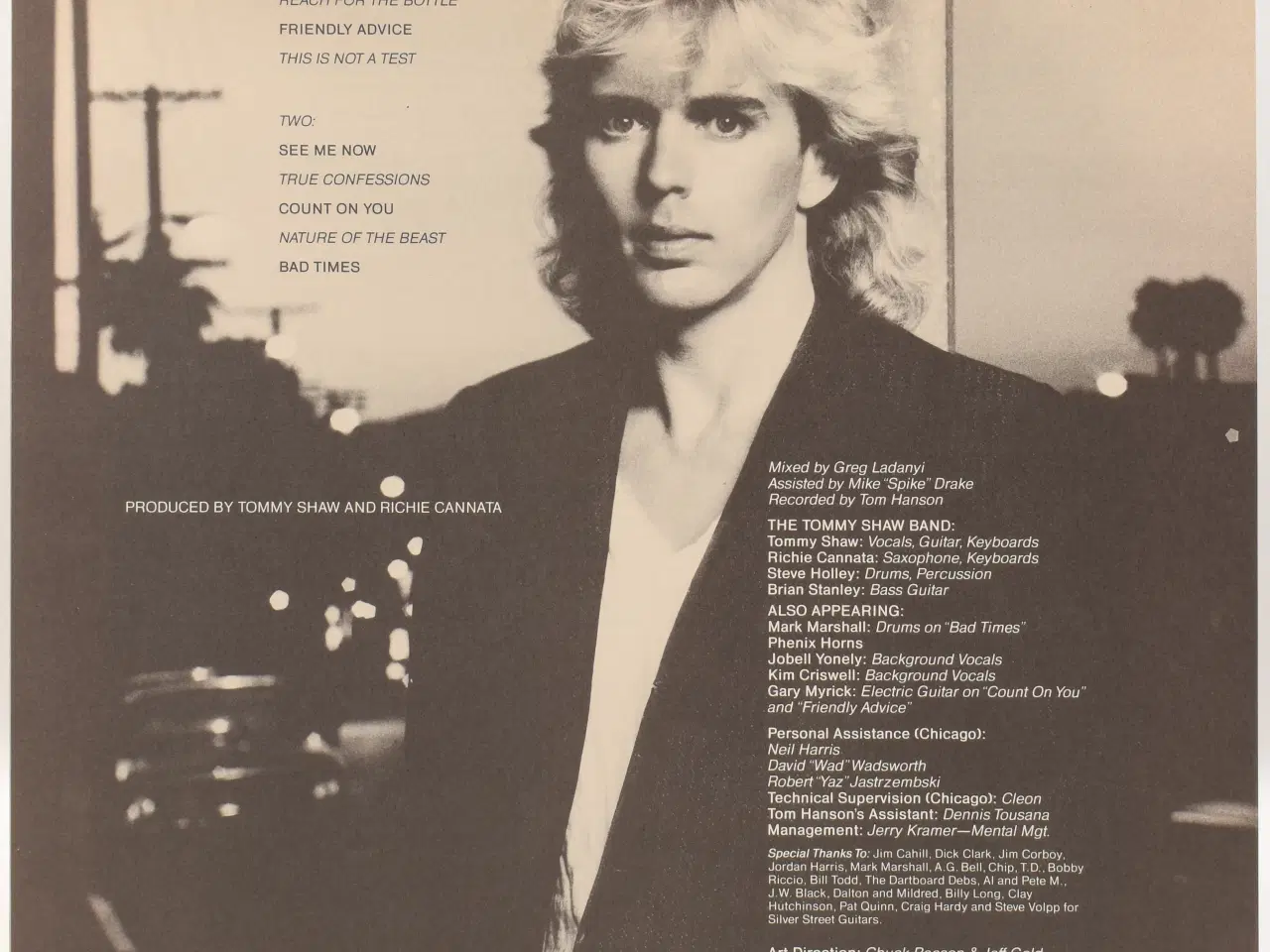 Billede 3 - Tommy Shaw - What If - JAPAN 1985 - EX/EX