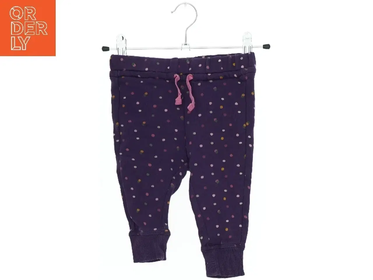 Billede 1 - Prikkede lilla sweatpants fra H&M (str. 74)