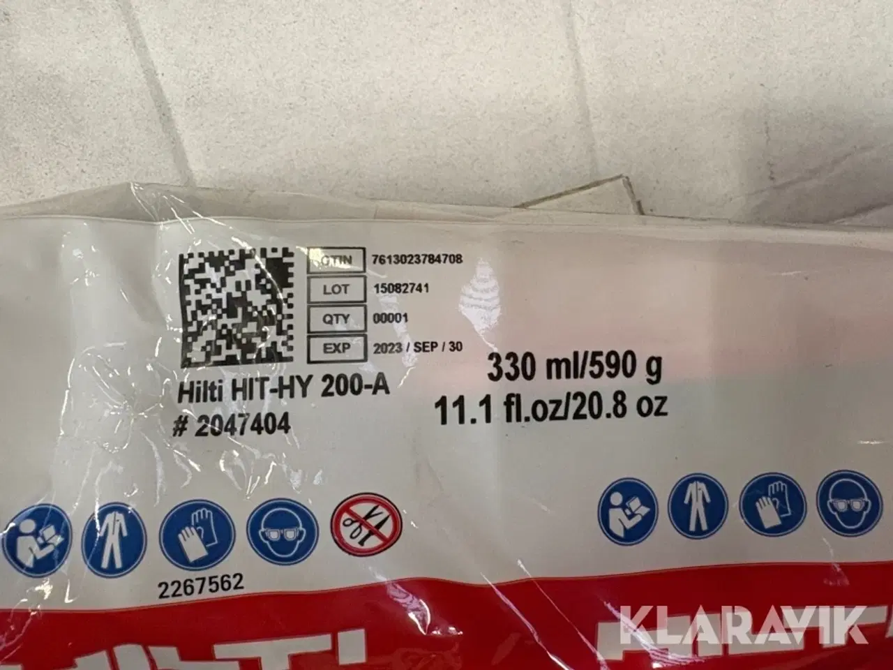 Billede 4 - Lim HILTI HIT-HY 200-A 60 styk