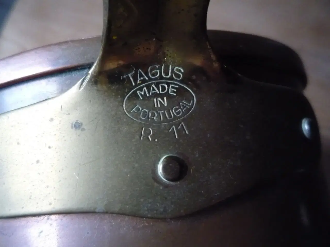 Billede 4 - Kobber kasserolle med låg, mrk. Tagus + kobber fad