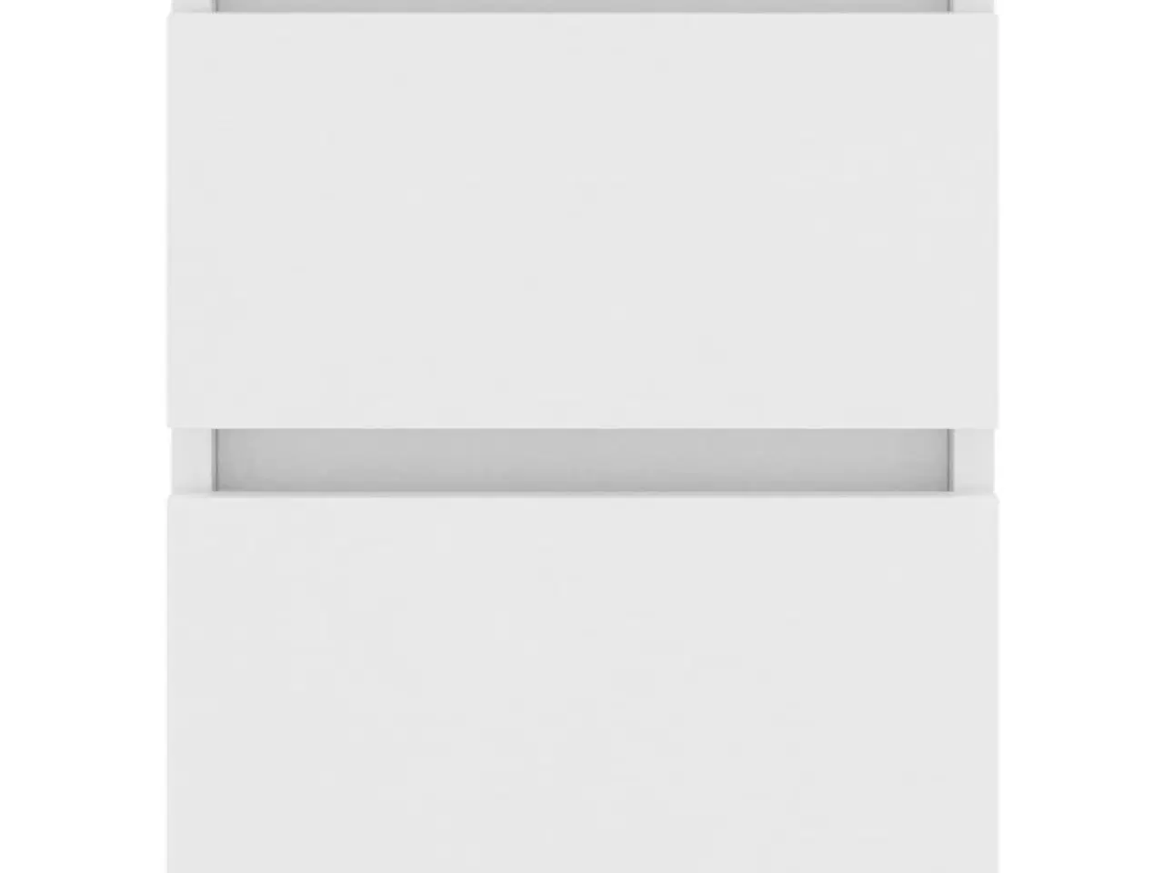 Billede 5 - Sengeborde 2 stk. 30x30x40 cm konstrueret træ hvid