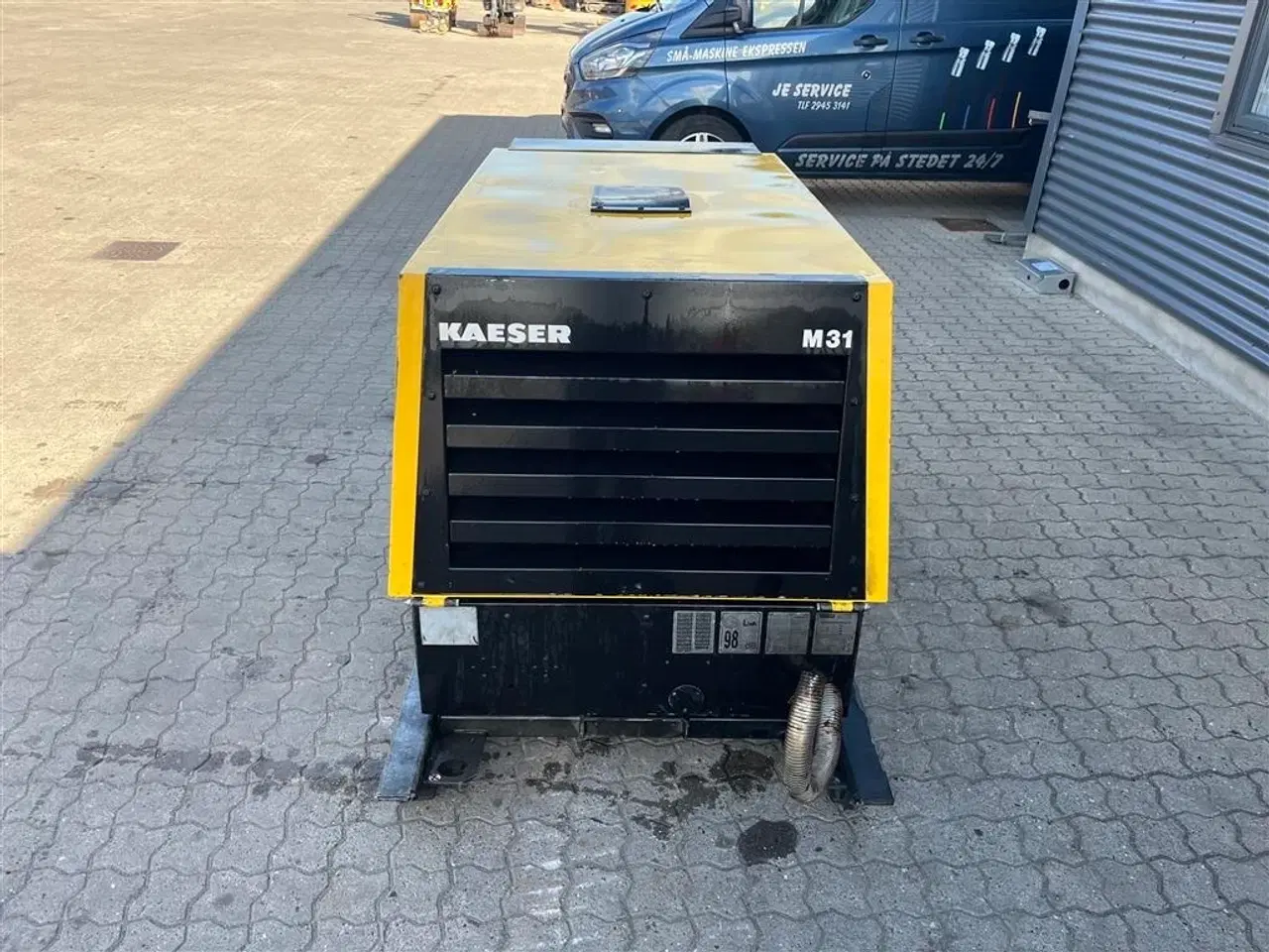 Billede 3 - Kaeser M 31 mobilkompressor på ski kun kørt 189t