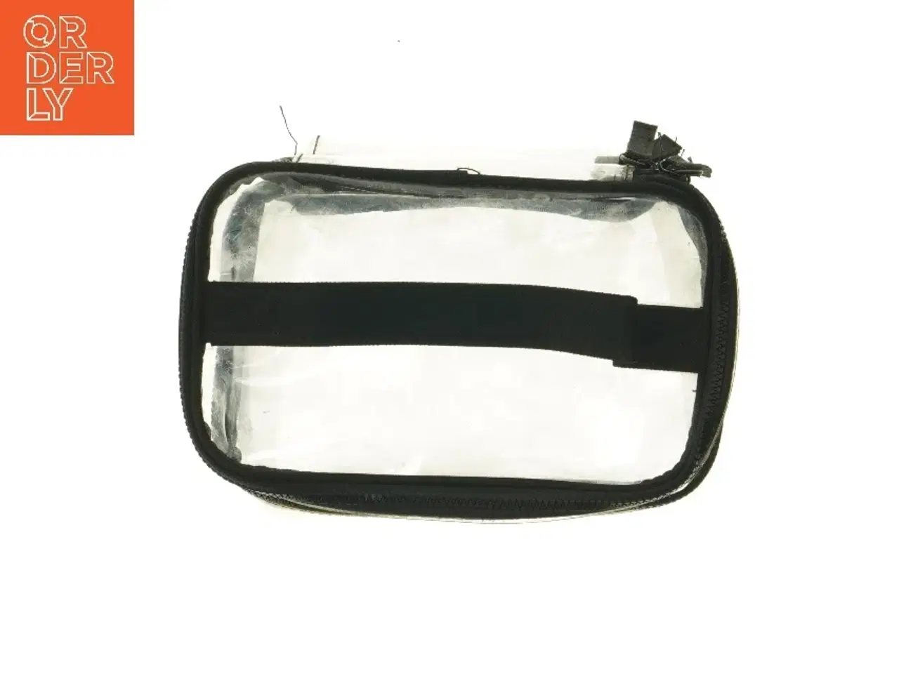 Billede 3 - Transparent toilettaske med to lynlåse (str. 21x12 cm)