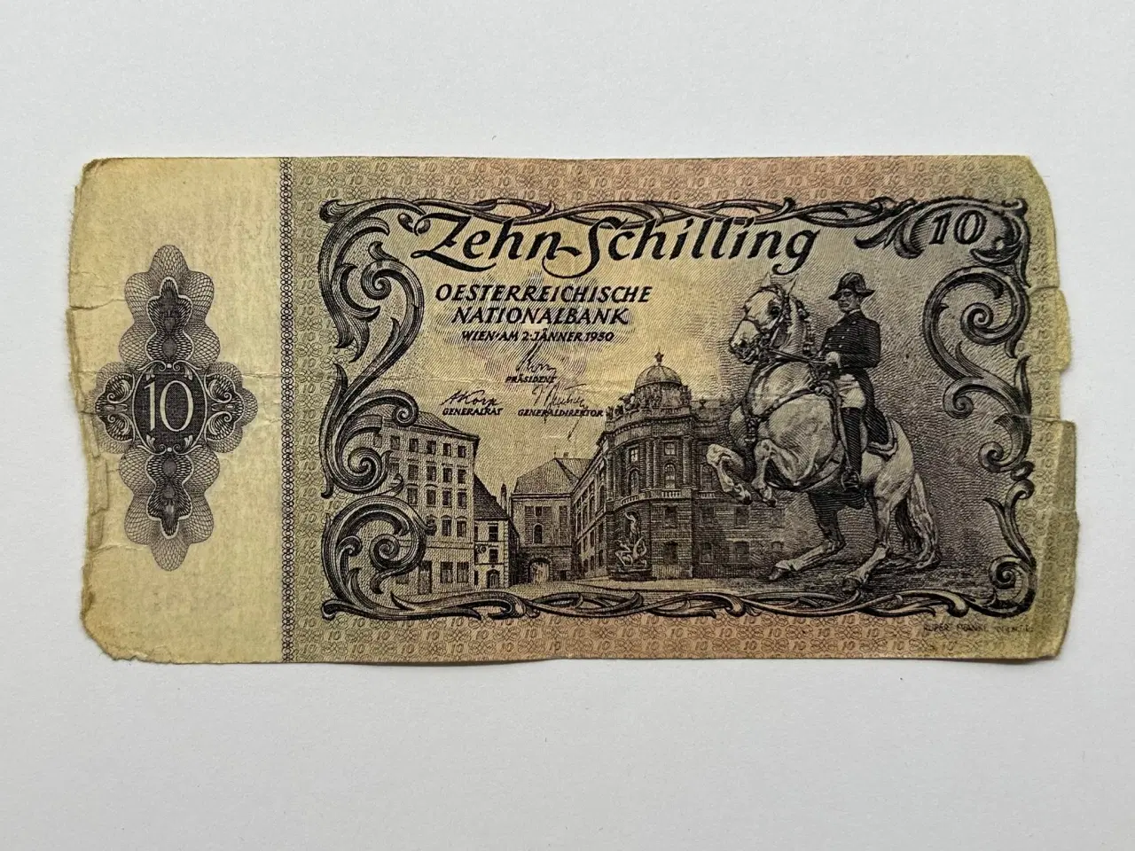 Billede 1 - 10 Schilling Austria 1950 - Meget slidt