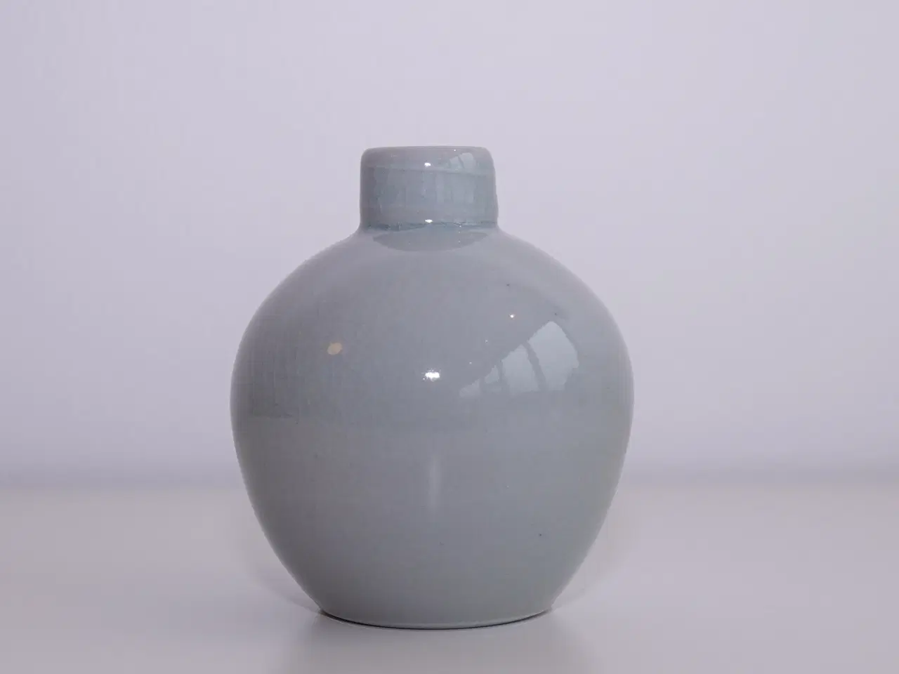 Billede 7 - Keramik vase med celadon glasur fra Potteriet