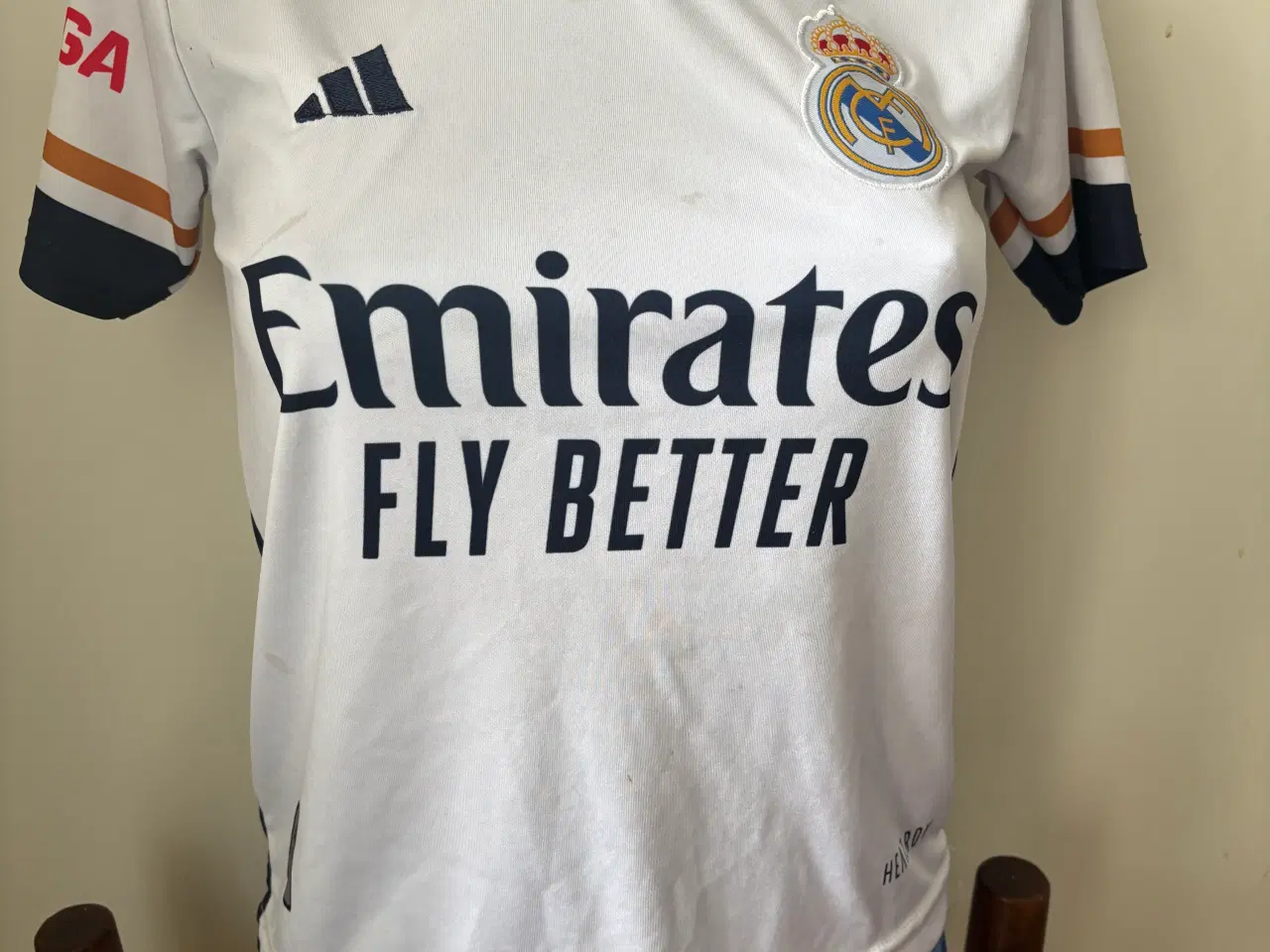 Billede 5 - Adidas Real Madrid Fodboldtrøje – Str. 128– Hvid 