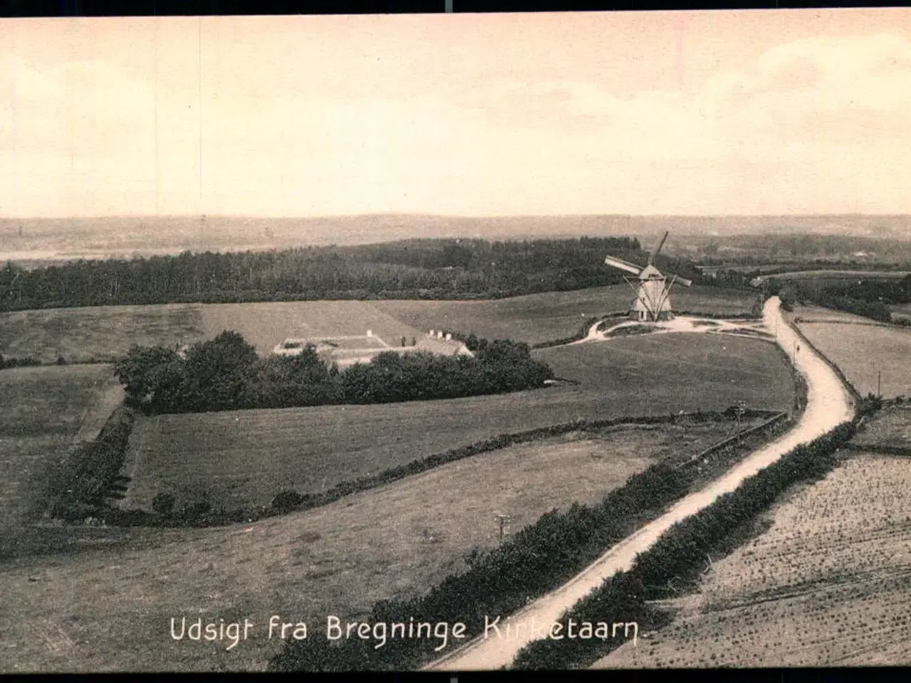 Billede 1 - Udsigt fra Bregninge Kirketaarn - Chr. G. Kielberg 19312 - Ubrugt